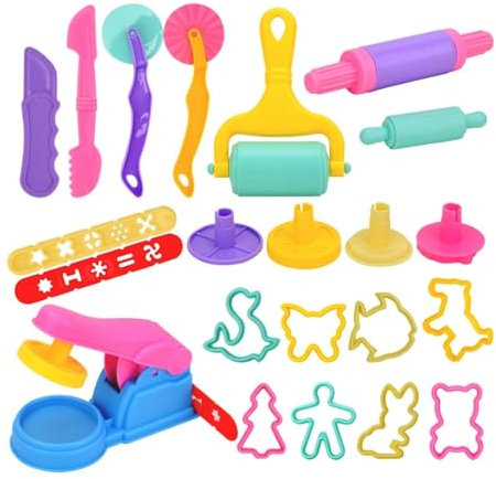 22 Piezas Juguetes Moldes Set, Moldes para Plastilina, Juguetes Moldes, Juguetes De Moldes De Plastilina, para Mejorar La Capacidad Práctica y La Creatividad De Los Niños