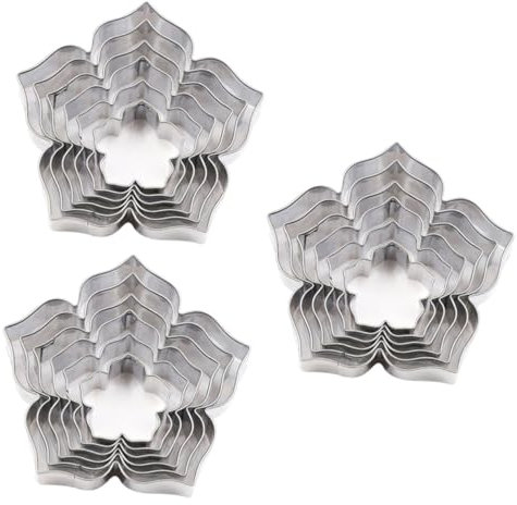 TOPBATHY 3 Sätze 6Tlg Keksform aus Edelstahl Sandwich-Versiegelung Handformen Kinder bastelset basteln für Kinder schneidematte keksausstecher selber Machen britisch Schimmel einstellen