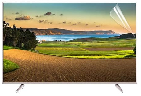 TGDGFKIAS TV Anti-Verglückende TV-Bildschirmschoner, PET Blue Light Protective Film for Family TV, Eyes Fatigue Protection for 40-70 Inch Monitor Prevent Myopia(65 inch1432x803 mm)