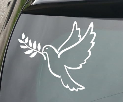 Rakelfix Taube Friedenstaube Aufkleber Größe/Farbe ANPASSBAR Sticker Autoaufkleber Decal