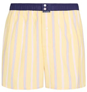 ARTHUR - Caleçon Homme avec Suspensoir Le Club n°1155 - Coupe Américaine - Empiècement Anti-Frottement - Coton Issu de l'agriculture Biologique - Jaune - Taille L