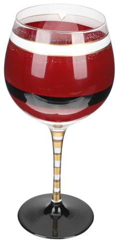 CIMAXIC Calice Da Vino Natalizio Bicchiere Da Vino Per Casa Accessorio Decorativo Feste