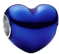 TCZNAF Blaues Herz Charms Armbände Bead Compatible fü Armband Christmas Schmuck für Damen