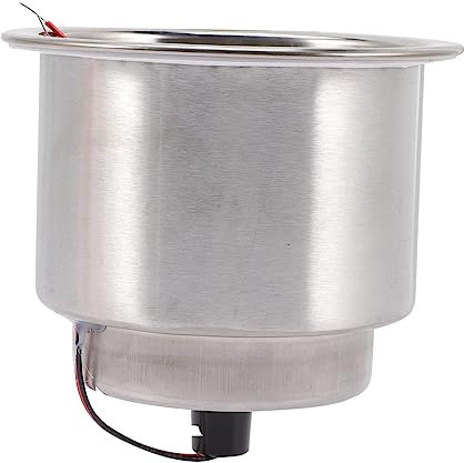 Alipis Boat Car Led Cup Holder Drink Holder Insert Stylish Stainless Steel Car Accessory