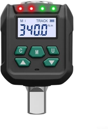 Adaptateur de clé dynamométrique numérique 1/2 avec paramètres prédéfinis rapides et affichage multi-unités, convient pour diverses applications de couple (20-400)