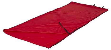 StanSport Fleece Schlafsack, rot, 75” x 32”
