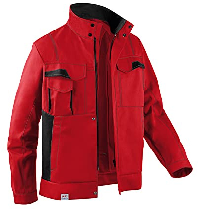KÜBLER Workwear | IMAGE DRESS Arbeitsjacke | mittelrot/schwarz | Größe 66