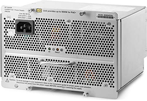 HP J9829A - Fuente de alimentación (1100W, Network switch, Plata, 18,92 cm, 15,87 cm, 12,95 cm)