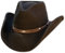 Westernwear-Shop Stars & Stripes Wollfilzhut Dallas Black - schwarz Edition Westernhut Cowboyhut Westernkleidung Filzhut für Damen und Herren (X-Large) Schwarz