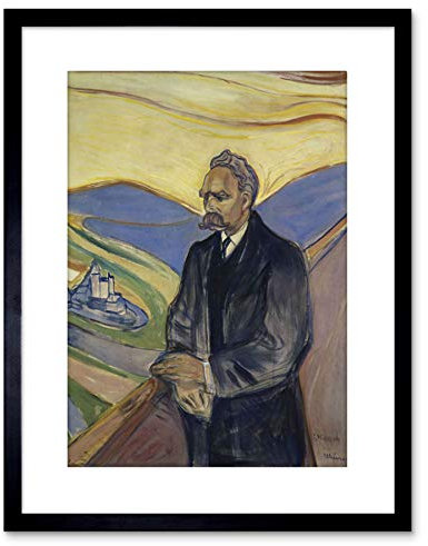 Wee Blue Coo Edvard Munch FRIEDERICH Nietzsche Painting Framed Art Print F97X10288
