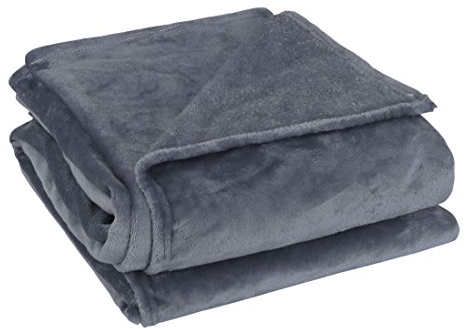 sourcing map Kuscheldecke Samtweichem Plüsch Tagesdecke weiche & warme Fleecedecke als Sofadecke Couchdecke Wohn- und Kuscheldecke Wolldecke Grau 150x200cm