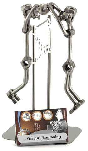 Steelman24 Schraubenmännchen Volleyball mit Kartenhalter mit Gravur