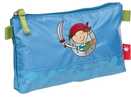 sigikid, Jungen, Kulturtasche - Schlampermäppchen – Stiftetasche, Sammy Samoa, Blau, 24939, 20 cm