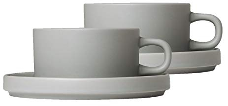 blomus 63912 PILAR Teetassen, Steingut