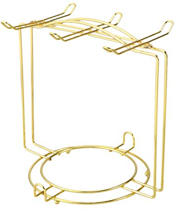 BESTonZON Organizador De Tazas y De Inoxidable Dorado Estante De Cocina Multifuncional Para y Tazas Para Gabinetes Mesas y