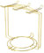 BESTonZON Organizador De Tazas y De Inoxidable Dorado Estante De Cocina Multifuncional Para y Tazas Para Gabinetes Mesas y