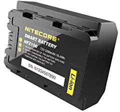 Nitecore NP FZ100 Smart Battery 2280mAh NFZ 100 Schwarz