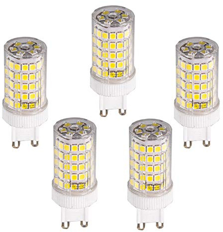 TECNOLUX EURO LED BOMBILLA G9 220V 6000K LUZ FRÍA 10W (5-Unidades)