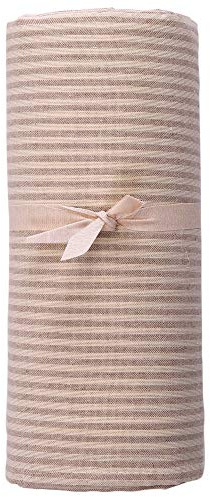 HomeLife Telo Copridivano Righina Beige [280X360] Made in Italy | Telo Copritutto Cotone Multiuso ideale come Copriletto Matrimoniale Estivo, Telo Arredo Divano, Telo Mare, Telo auto per Cani