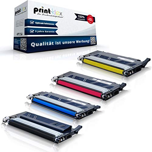 4X Print-Klex Tonerkartuschen kompatibel für HP Color Laser MFP 170 Series Color Laser MFP 178 nw Color Laser MFP 178 nwg W2070A W2071A W2073A W2072A 117A 117 A BK C M Y - Office Pro Serie