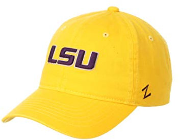 Zephyr NCAA LSU Tigers Mens Adjustable Scholarship Hat Secondary Color, LSU Tigers Gold, Adjustable