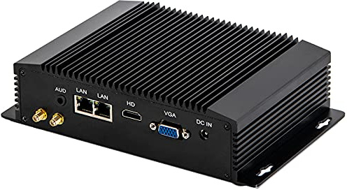KINGDEL K590 Mini PC Celeron 2955U 1.4GHz 2MB Cache CPU 4GB DDR3 RAM 64GB SSD 4xUSB3.0 2xLAN 2xCOM HD VGA 2 Display supportati