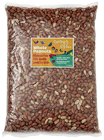 Cutting it Vine Peanuts for Birds (3kg), Attract Wild Birds with Finest Grade Peanuts, Year Round Wild Bird Food and Squirrel Food of Choice