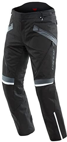 Dainese - Tempest 3 D-Dry Pants, Pantaloni da Uomo Moto Touring, Membrana Impermeabile, Interno Termico Removibile, Protetezioni sulle Ginocchia, Nero/Nero/Ebano, 64
