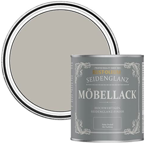 Rust-Oleum Grey Furniture Paint in Satin Finish - Gorthleck 750ml