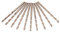 Brocas de Cobalto M35 para Acero Endurecido HSS-Co Juego de Brocas Para Hierro 1.0-5.0MM (1/1.5/2/2.5/3.0/3.2/3.5/4 / 4.5mm) Broca Helicoidal para Perforar en Acero Inoxidable Hierro Fundido(3mm)