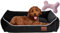 FUUFEE Hundebett S | Hundesofa für Kleine Hunde 60 x 40 cm | Waschbar Hundebett | Abnehmbarer Bezug Mit Reissverschluss Waschbar | Ideal Für Kleine Hunde Und Katzen |Schwarz