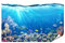 islandburner XXL Bild Poster Unterwasser Mit Riff Und Tropischen Fischen Aquarium Hintergrund Premium Bilder Fotodruck