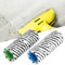BigKing 2er-Pack Mikrofaser-Rollenbürsten-Set, Hartbodenreiniger-Bürstenrolle, Ersatz-Mikrofaser, waschbar, nass, trocken, für FC3 FC3D FC5 FC5D FC7(Schwarz)