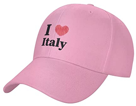 321 Sport Mütze Ich Liebe Italien Hut Atmungsaktiv Schachtelhalm Kappe Sonnenschutz Basecap Für Erwachsene Outdoor Mädchen