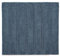 kela Badematte Megan, 65 cm x 55 cm, 100% Baumwolle, Rauchblau, rutschhemmend, waschbar bis 30° C, geeignet für Fußbodenheizung, 24700