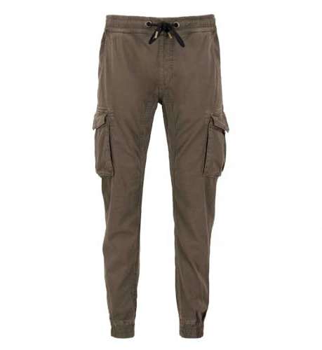 Alpha Industries Cotton Twill Jogger Freizeithose für Herren Taupe