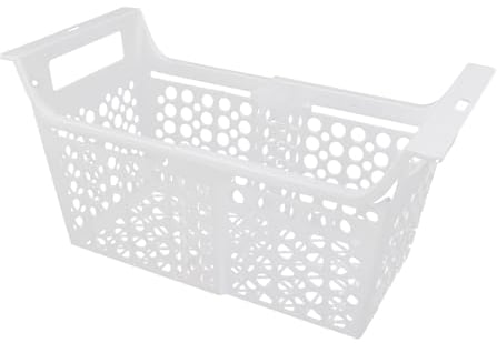 gernie 2 Pack Chest Freezer Organizer Bins, Freezer Refrigerator Basket, Freezer Basket Replacement, Up to 15KG, Expandable Large Stackable Wire Baskets for Organization and (S (for