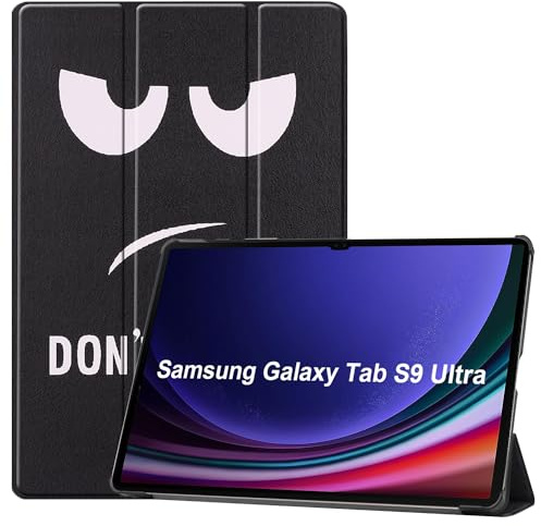 Lobwerk Hülle für Samsung Tab Galaxy S9 Ultra SM-X910 SM-916B 14.6 Zoll Smart Cover Etui mit Standfunktion und Auto Sleep/Wake Funktion