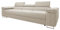 Mirjan24 Sofa Torezio Cord III mit Einstellbare Kopfstützen, Dreisitzer Polstersofa, Füße aus Metall Chrom, Sofagarnitur, Wohnlandschaft, Couchgarnitur (Poso 100)