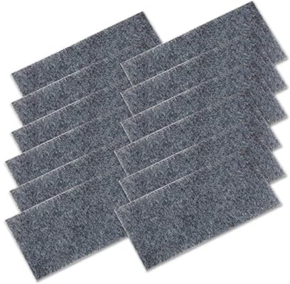 karelwui Scratch Remover Cloth Car Scratch Repair Cloth 12pcs Car Paint Scratch Repair Cloth Reusable Easy to Use Small Scratched Water Spots Removal Cleaning Cloth Grey