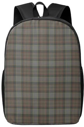 YounPrenG Rucksack, Schulrucksack, Schulrucksack, Büchertasche, Wanderrucksack, Reiserucksack, Campingrucksack,Outlander Fraser Tartan
