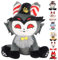 Oseczmut H-azbin H-otel Peluche | Peluche De Hotel Husk Meow Dolls | Peluche De Polvo De Ángel para El Hotel Hazbins, Personaje De Anime De Dibujos Animados, Juguete De Peluche Relleno De Gato