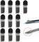 100 Stück 2B Zirkelminen,Grundschule Zirkel Mine Senza Calibro Rotondo 2mm Durchmesser,Zirkelersatzminen,Zirkel Ersatzminen 2cm Lang Minen für Mathematische Zeichnungserstellung Holzbearbeitungsmarker