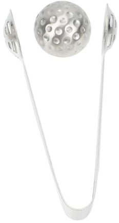 Amosfun 2 Sets Ice Tart Wine Accessory Round Ice Cubes Grill Accessories Ball-shape Wine Drinks Cooler Wine Supply Golf Cooler Golf Accessory Whiskey Round Ice Clamp Stainless Steel Silver
