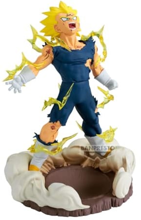 Banpresto Action Figure Majin Vegeta Dragon Ball Z - History Box 14 cm - Multicolore BP29199P - Figura da collezione - Ottimo per i fan degli anime