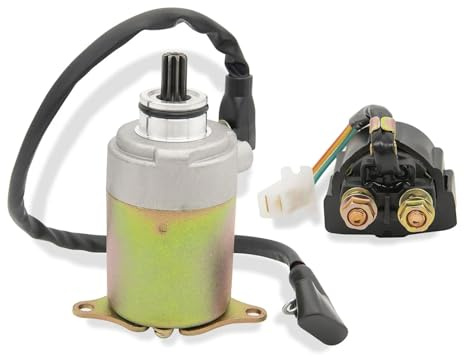 Anlasser Starter Motor Anlasser 9 Zähne Für GY6 Starter Für GY6 4-takt Motor 150cc 125cc 50cc 200cc 250cc 4 Räder Roller Moped Für ATV Für Go Für Kart