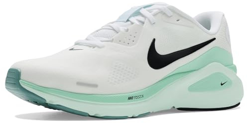 Nike Women's Structure 26 Sneaker, White/Black/Barely Green/Mint Foam/Cannon, 5 UK