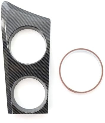 BPBZUTUMDZ Porte-gobelet de Console Centrale en Fibre de Carbone for BMW E81 E82 E87 E88 Série 1 2004-2011 LHD(Carbon Grain)