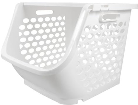 POPETPOP Kunststoff-organizer-korb Stapelbar Für Küche Lagerbehälter Für Zwiebeln Knoblauch Ingwer Aufbewahrungsbehälter Für Arbeitsplatte Behälter Für Küchenlagerung Aufbewahrung