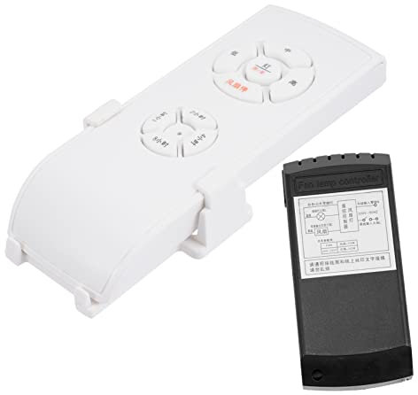 KONTONTY Fernbedienung Für Deckenventilator Ersatz-Fernbedienung 3-Gang-Geschwindigkeit Einfache Installation Und Bedienung